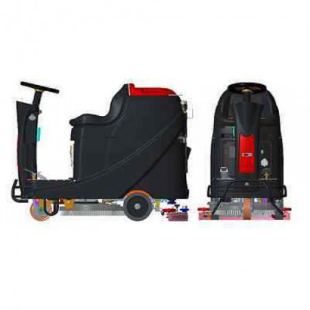 VIPER AS530R 50000415 - Batériový podlahový čistiaci stroj so sediacou obsluhou